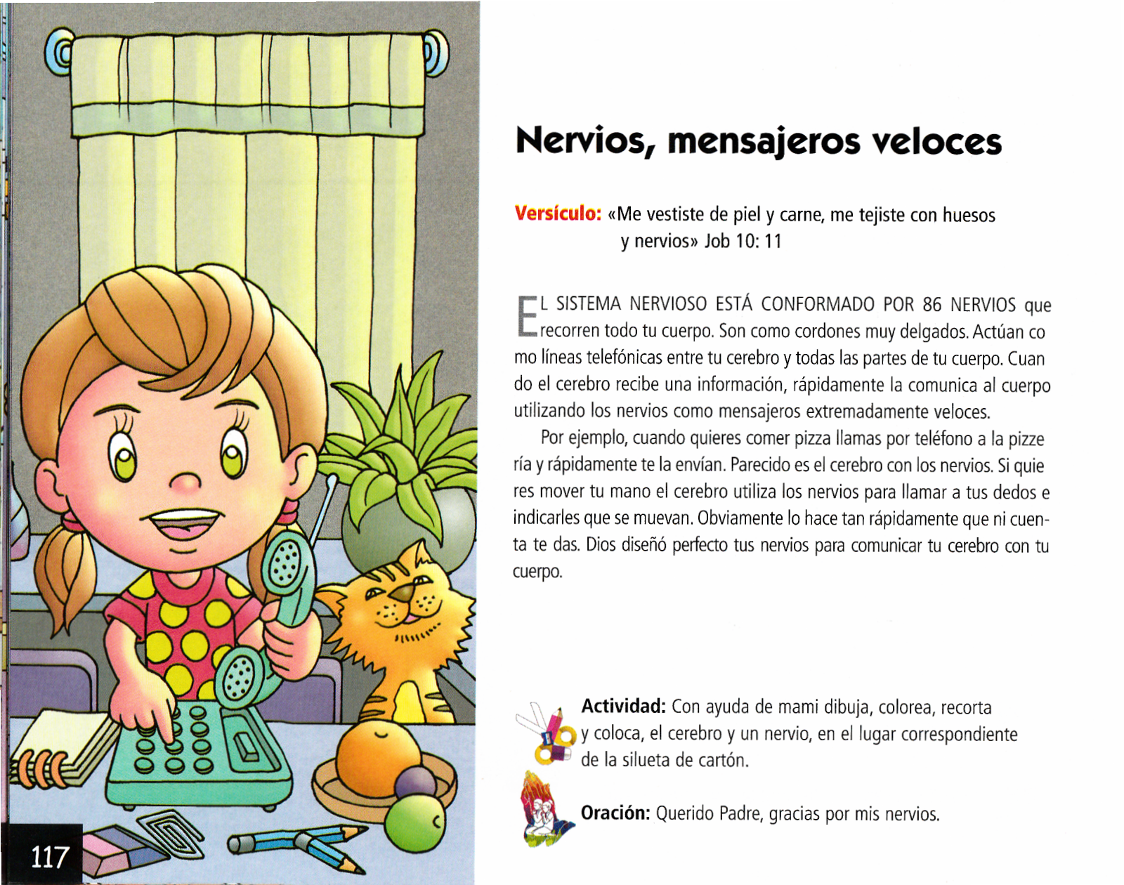 Página ilustrada del devocional