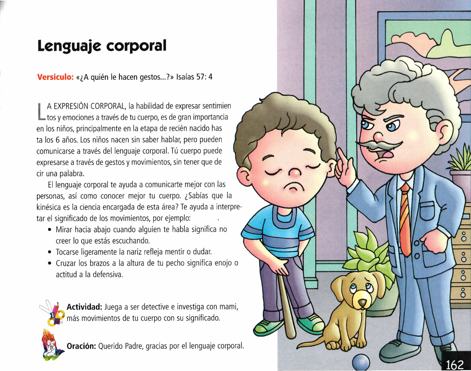 Página ilustrada del devocional