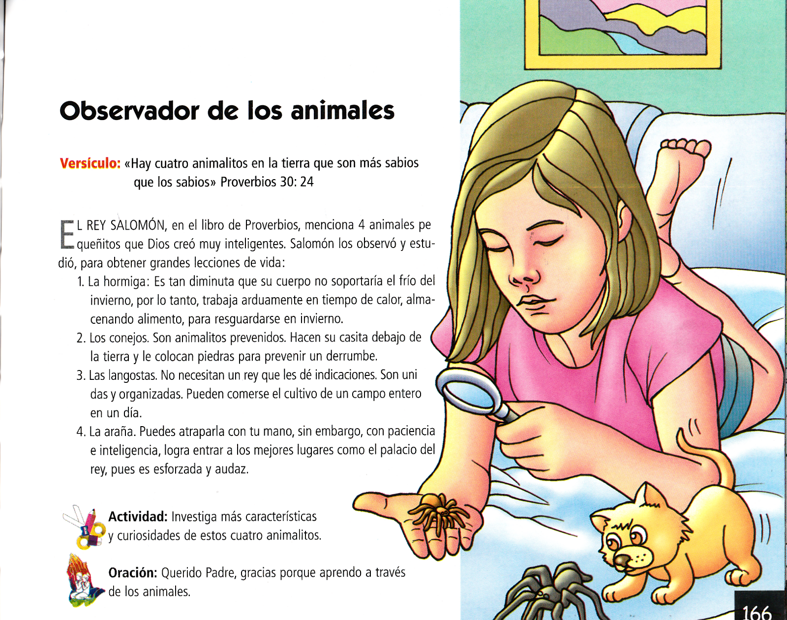 Página ilustrada del devocional