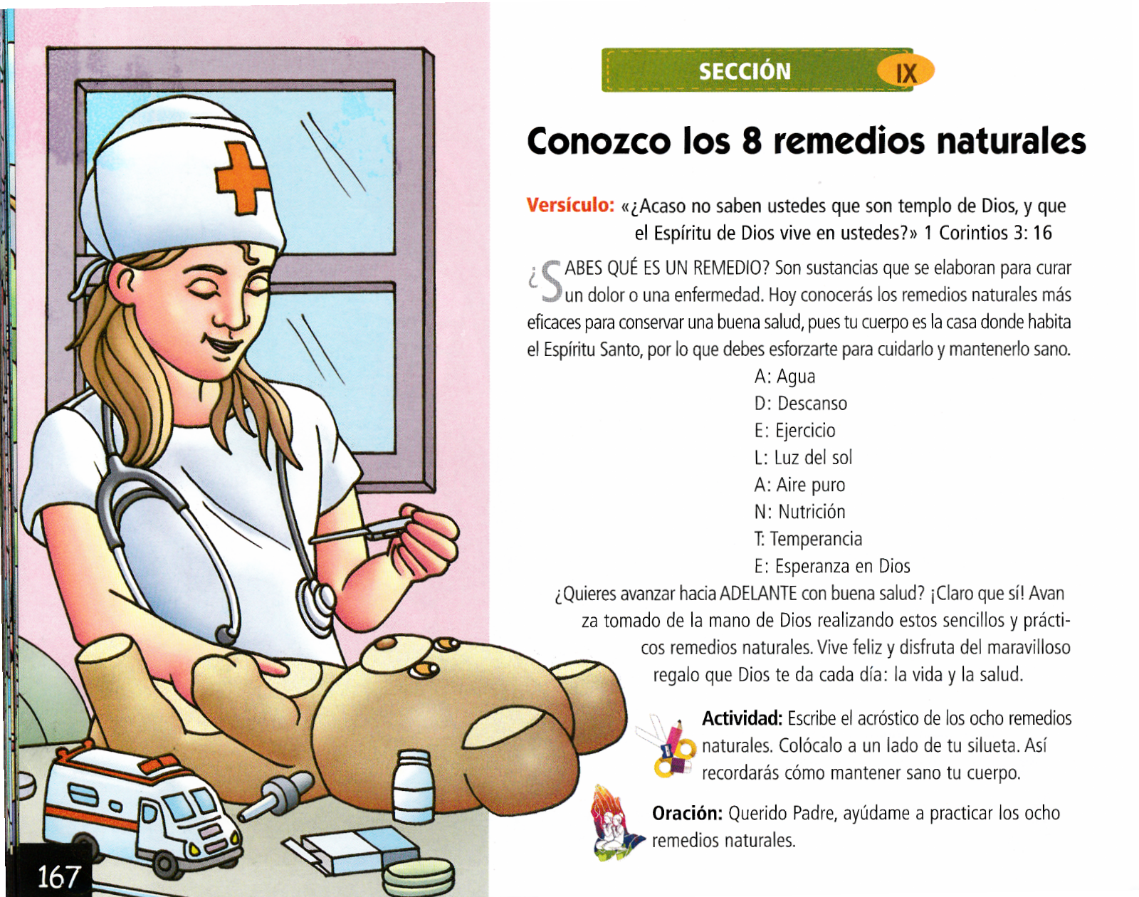 Página ilustrada del devocional