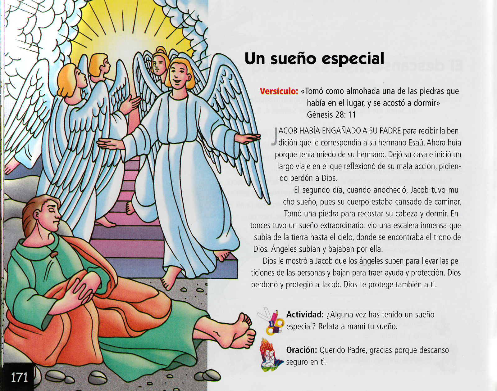 Página ilustrada del devocional