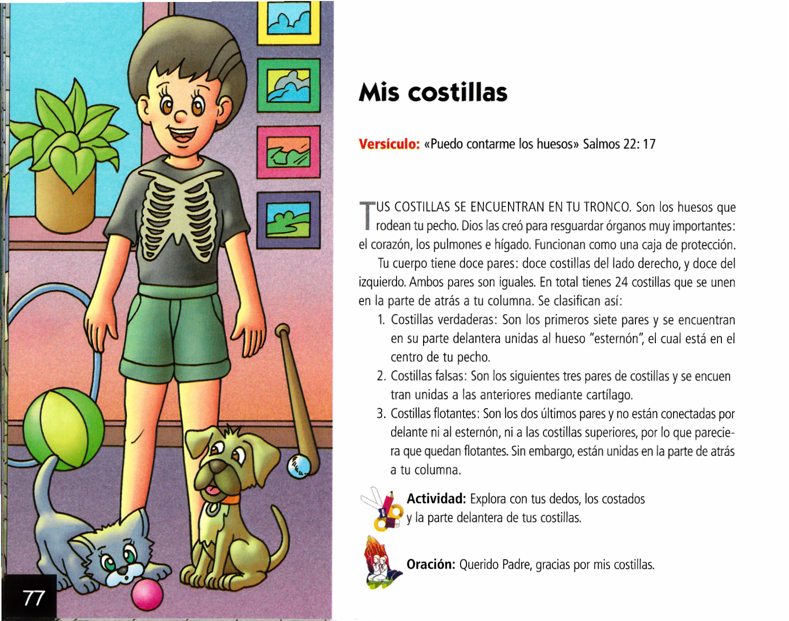 Página ilustrada del devocional