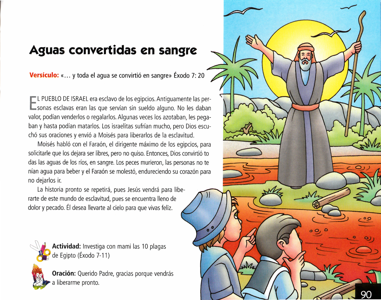 Página ilustrada del devocional
