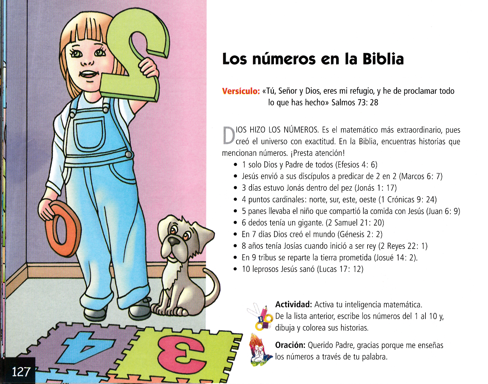 Página ilustrada del devocional