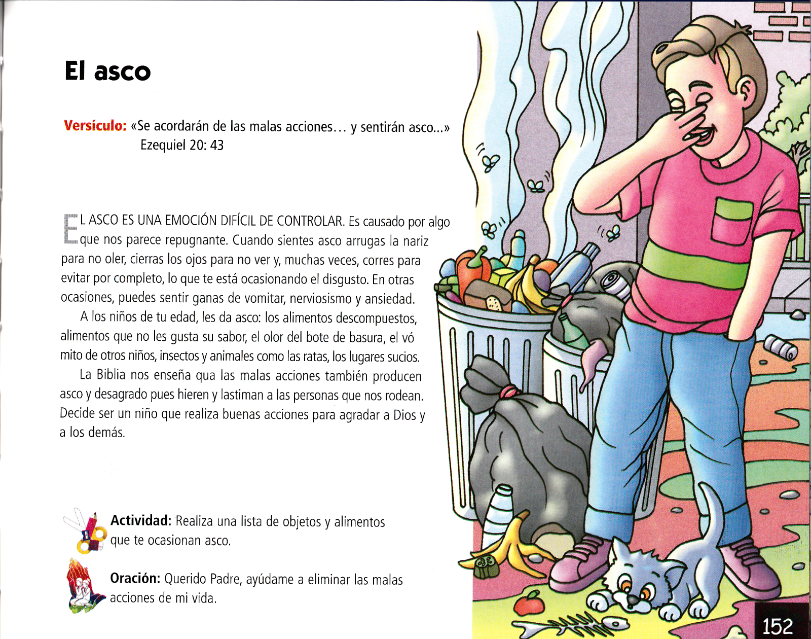 Página ilustrada del devocional