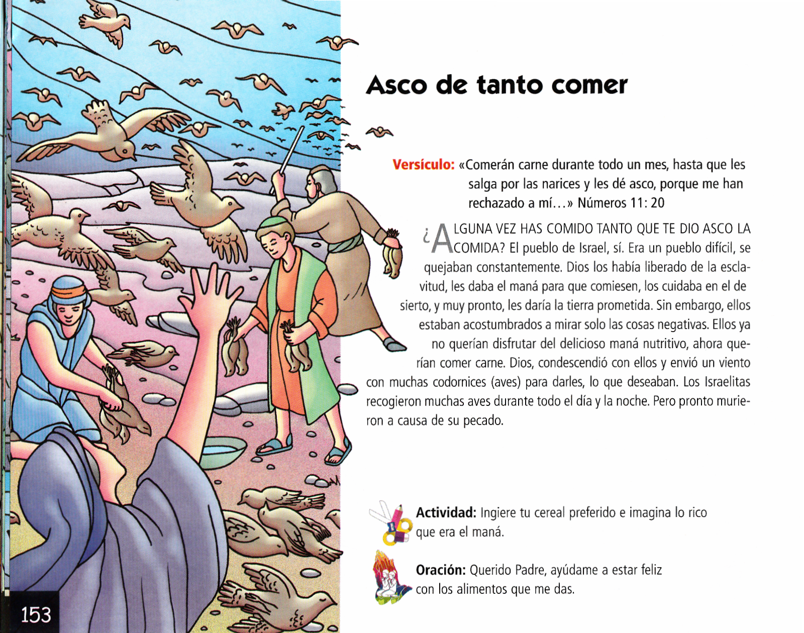 Página ilustrada del devocional