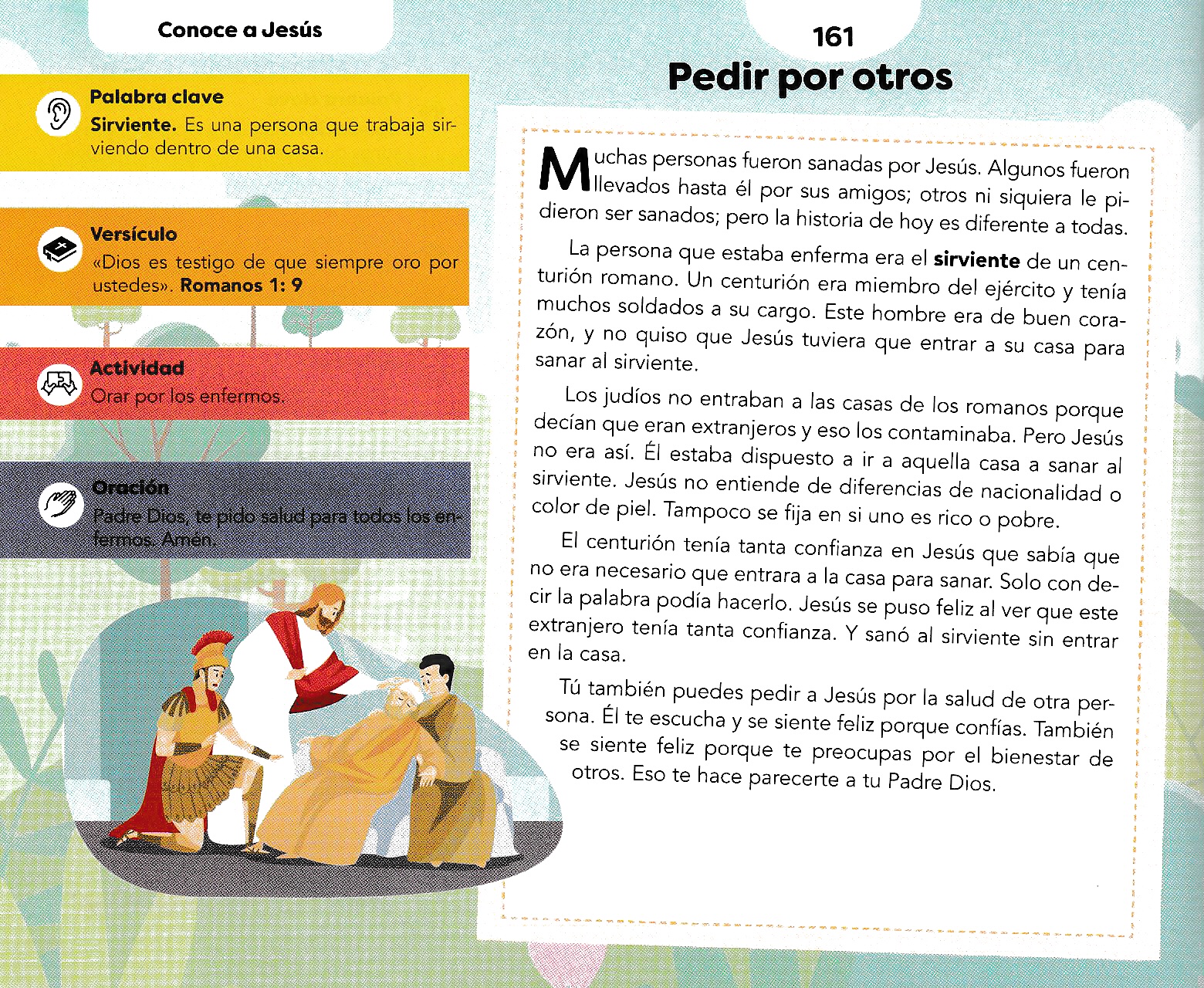 Página ilustrada del devocional