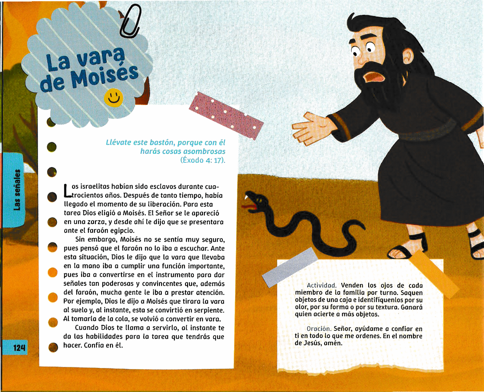 Página ilustrada del devocional