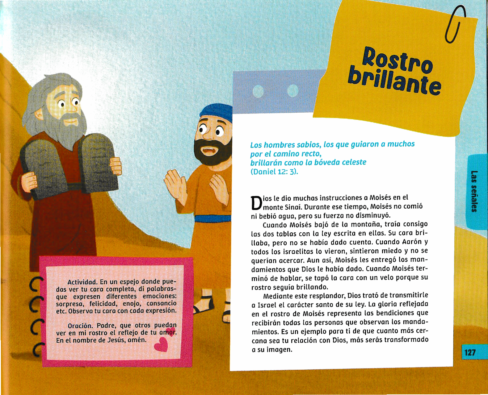 Página ilustrada del devocional