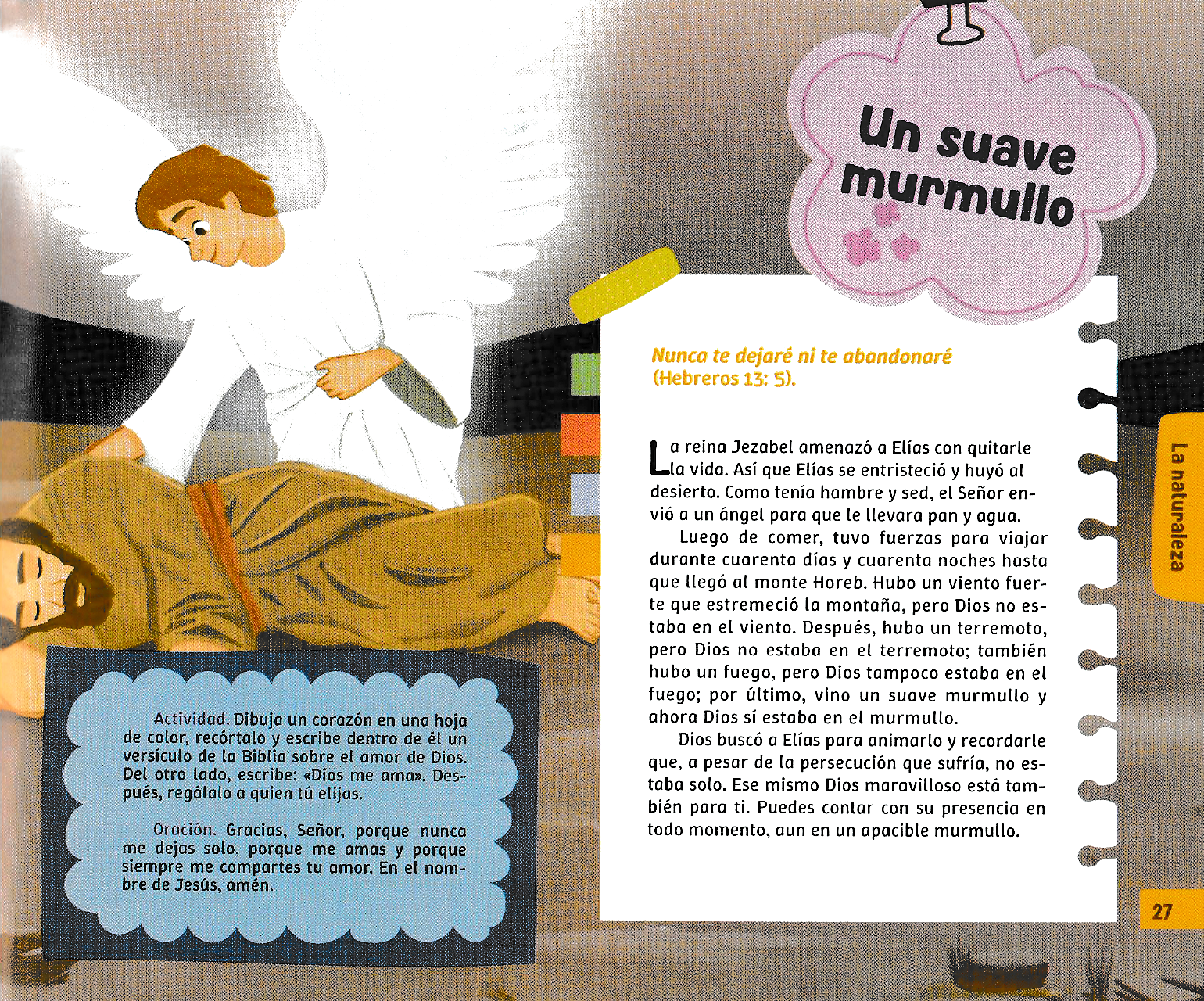 Página ilustrada del devocional