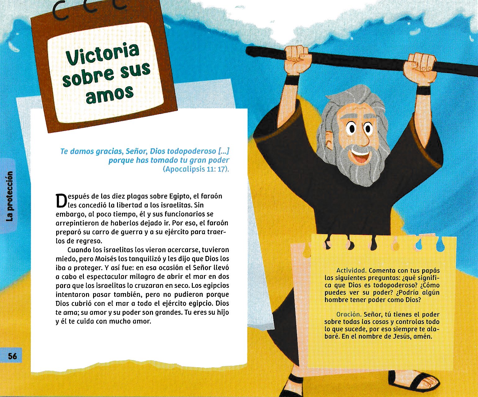 Página ilustrada del devocional