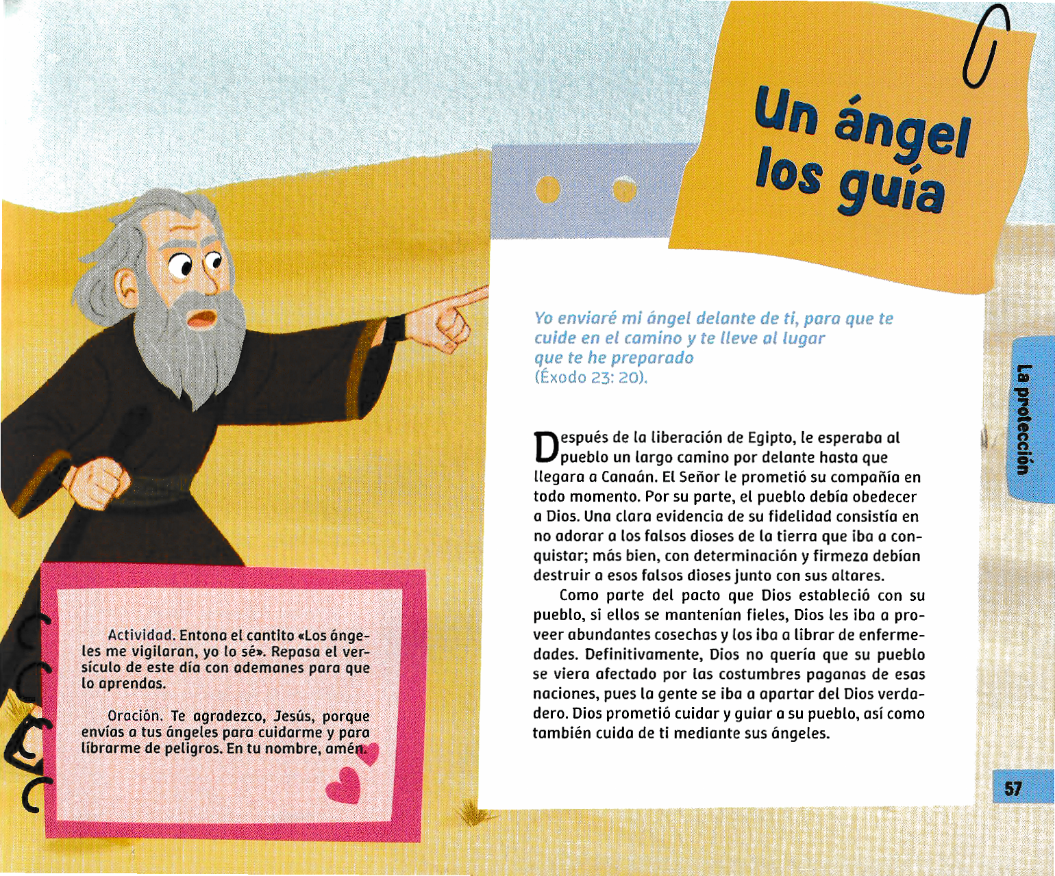 Página ilustrada del devocional