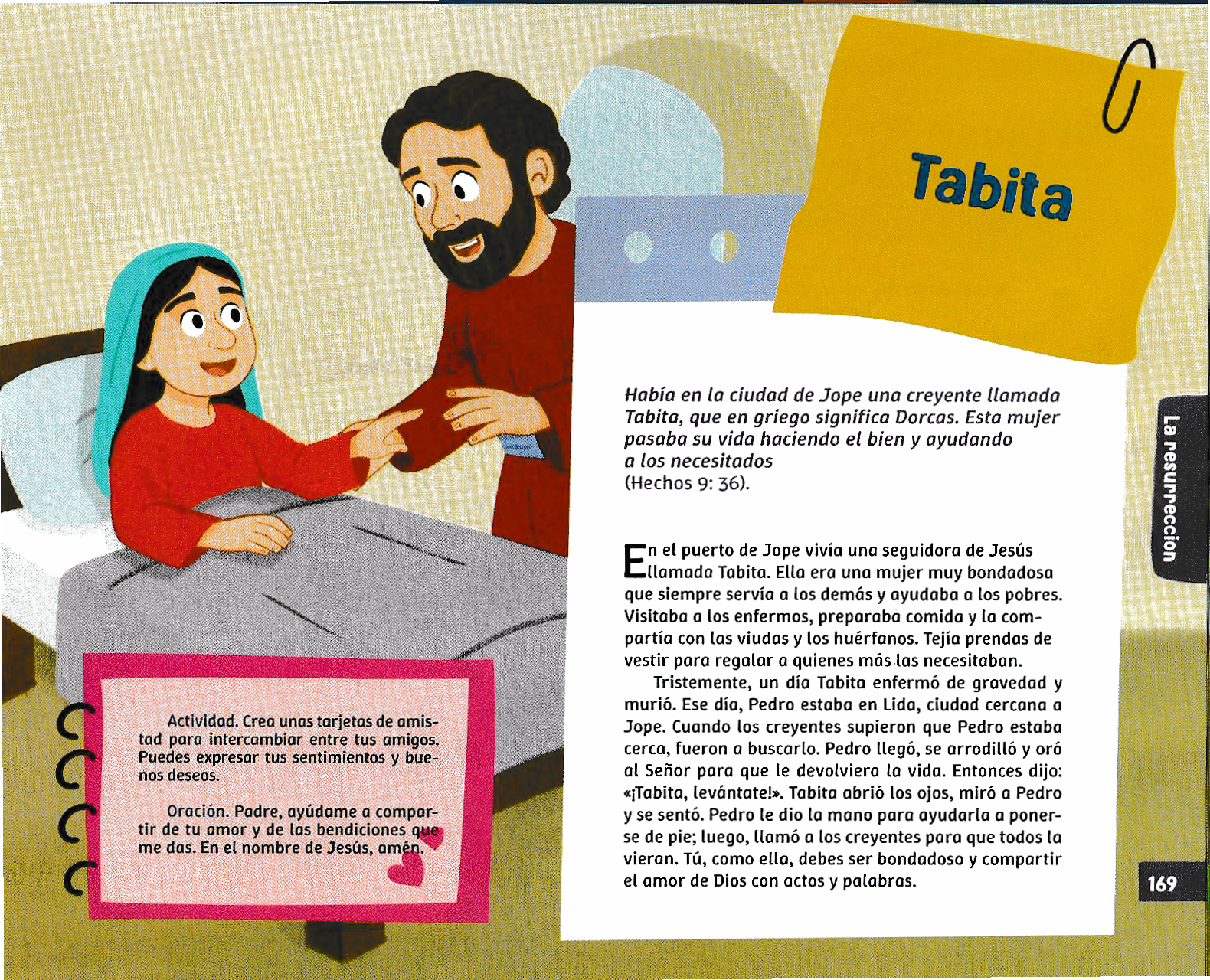 Página ilustrada del devocional
