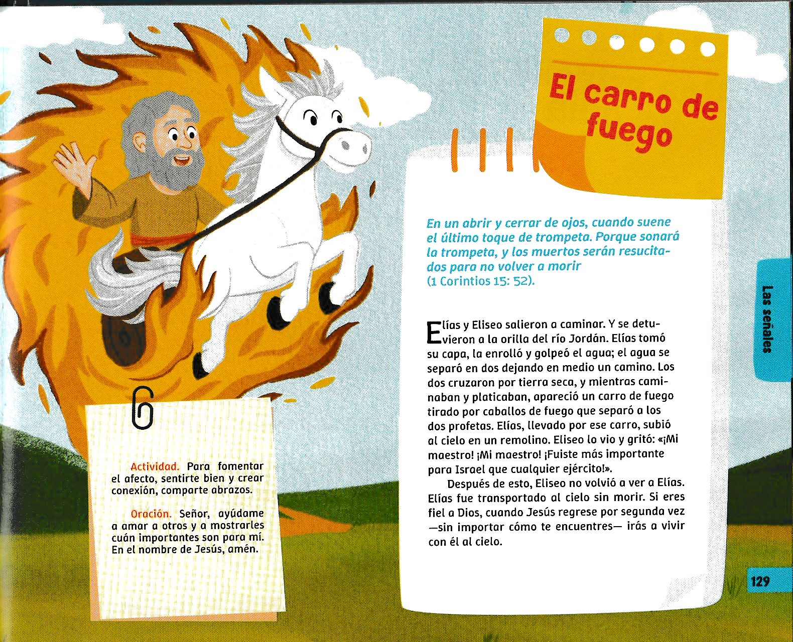 Página ilustrada del devocional