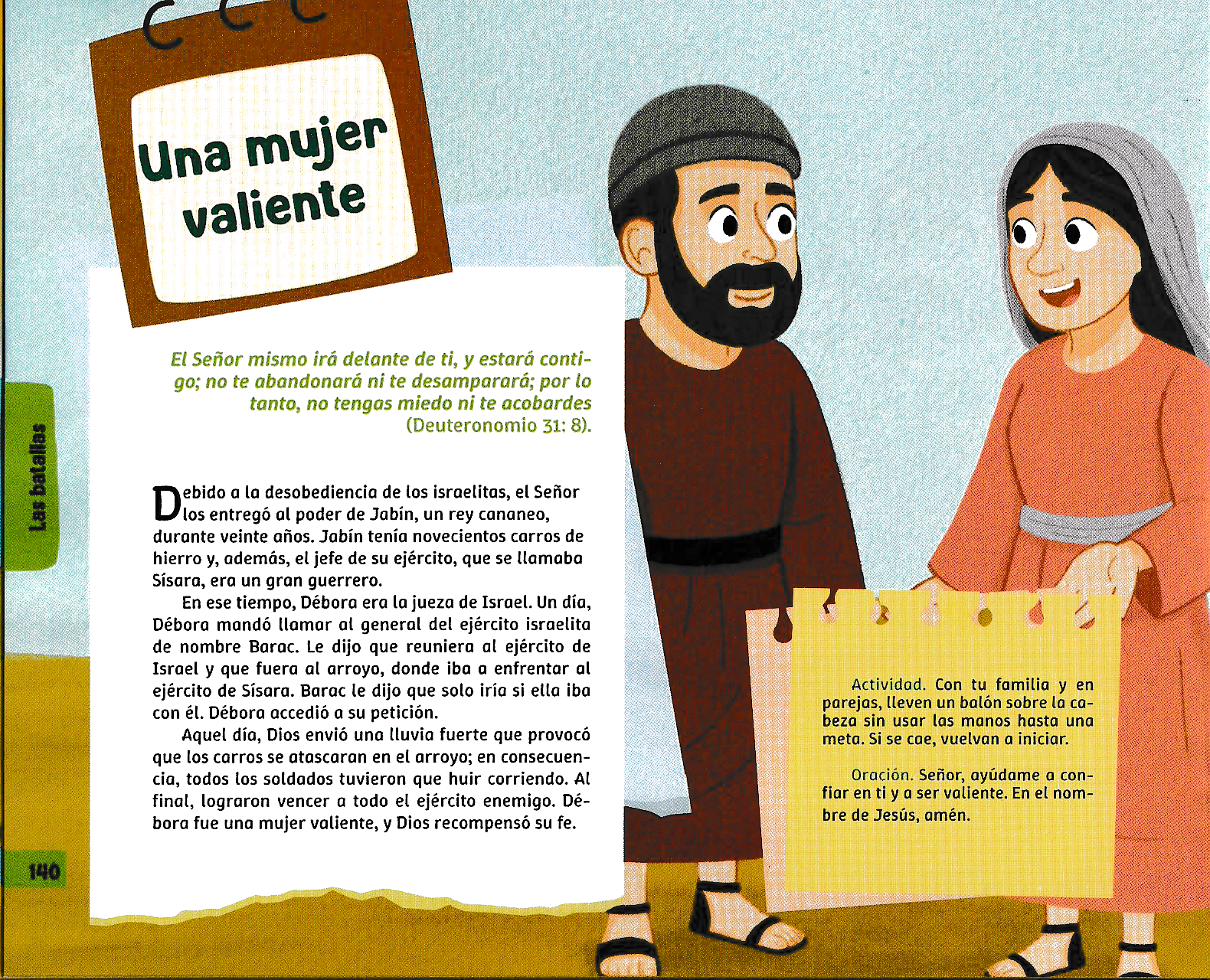 Página ilustrada del devocional