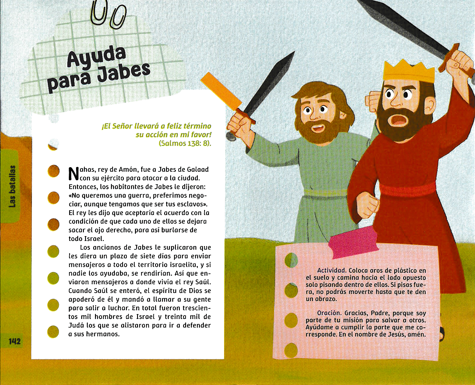 Página ilustrada del devocional