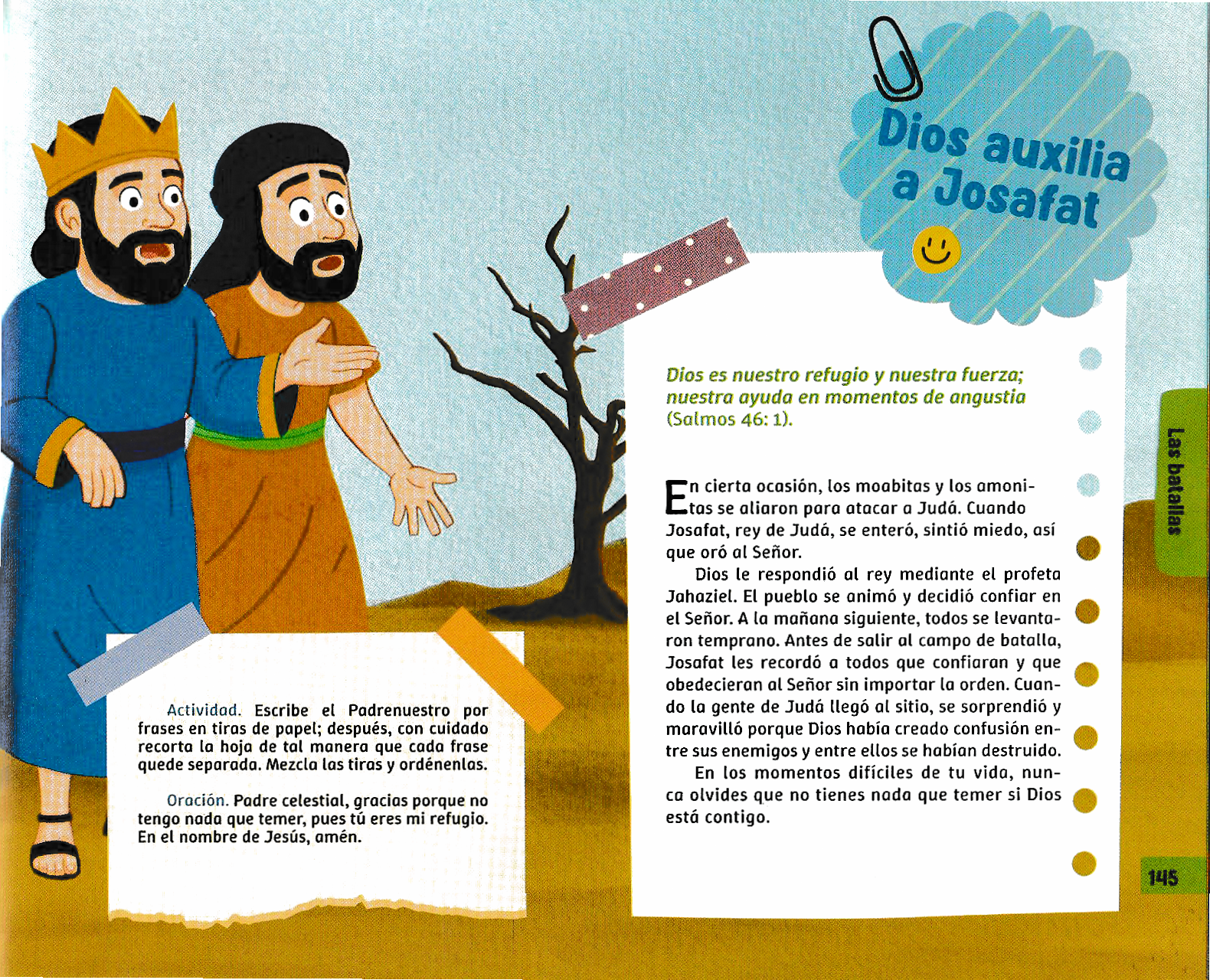 Página ilustrada del devocional