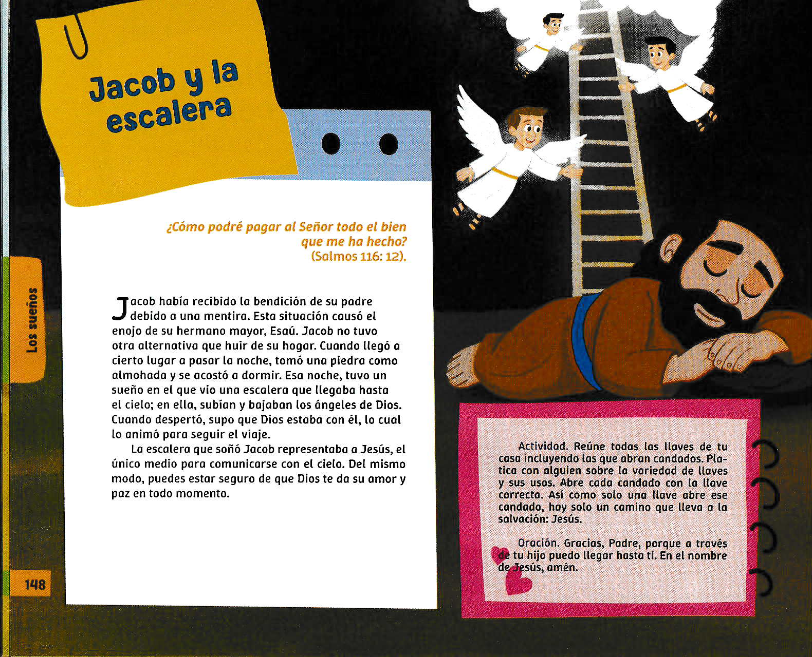Página ilustrada del devocional