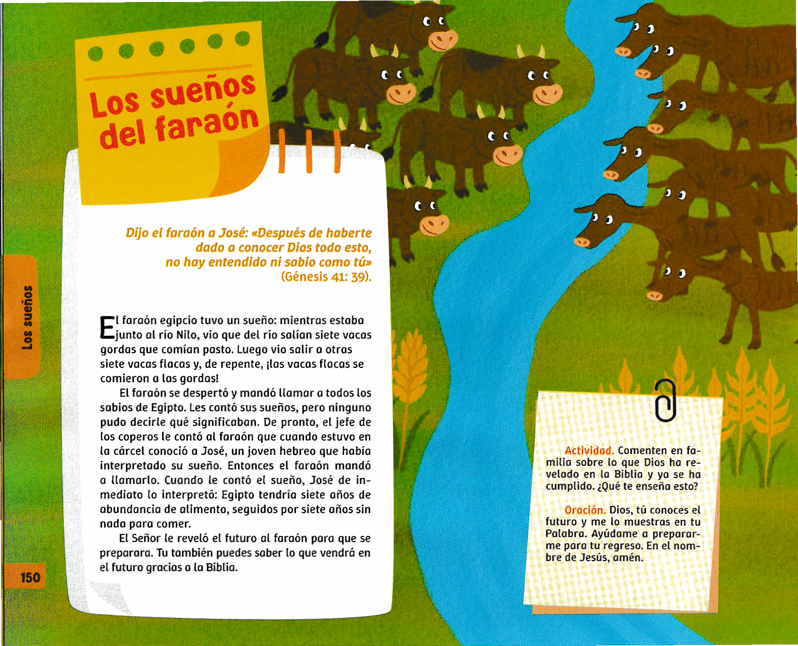 Página ilustrada del devocional