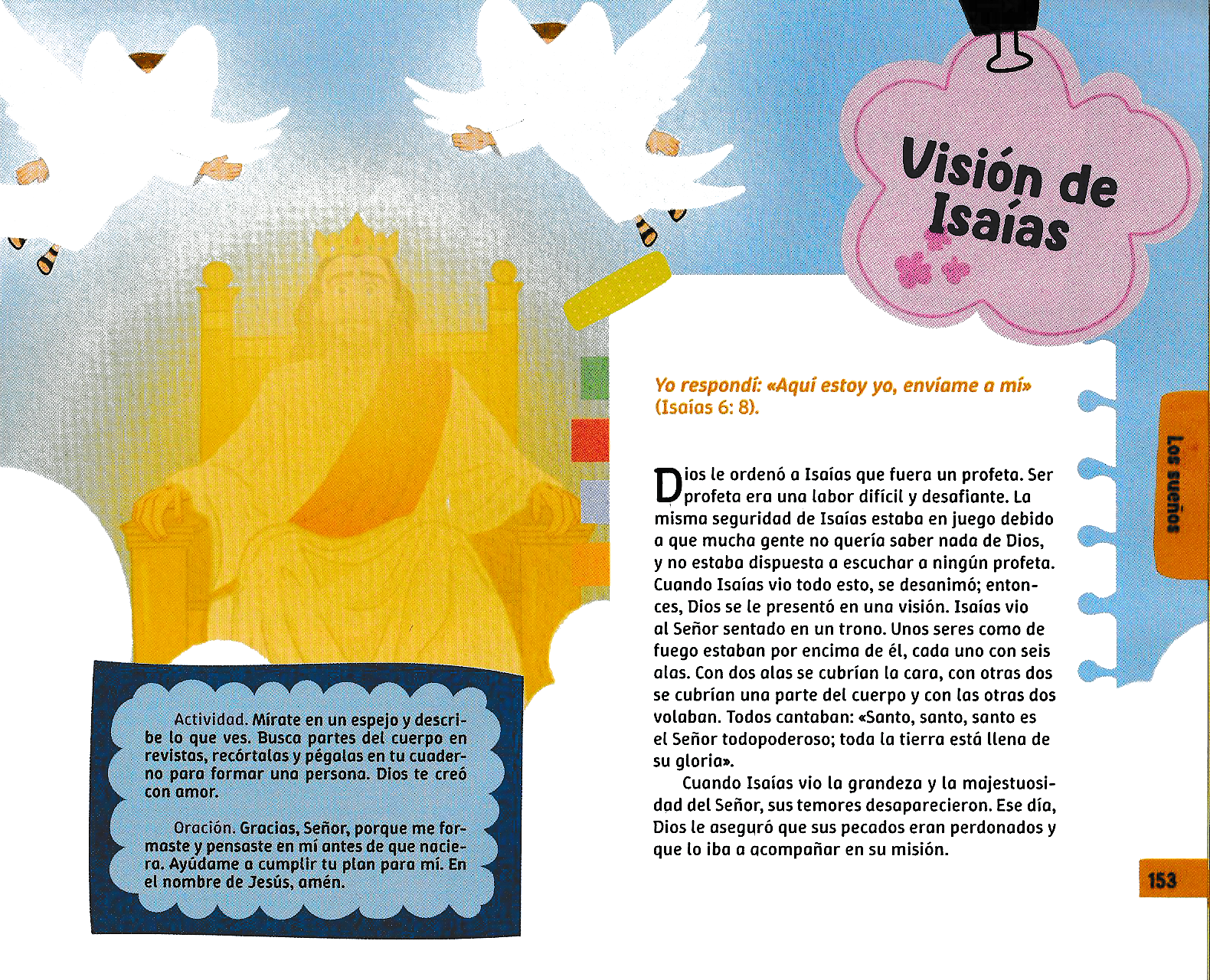 Página ilustrada del devocional