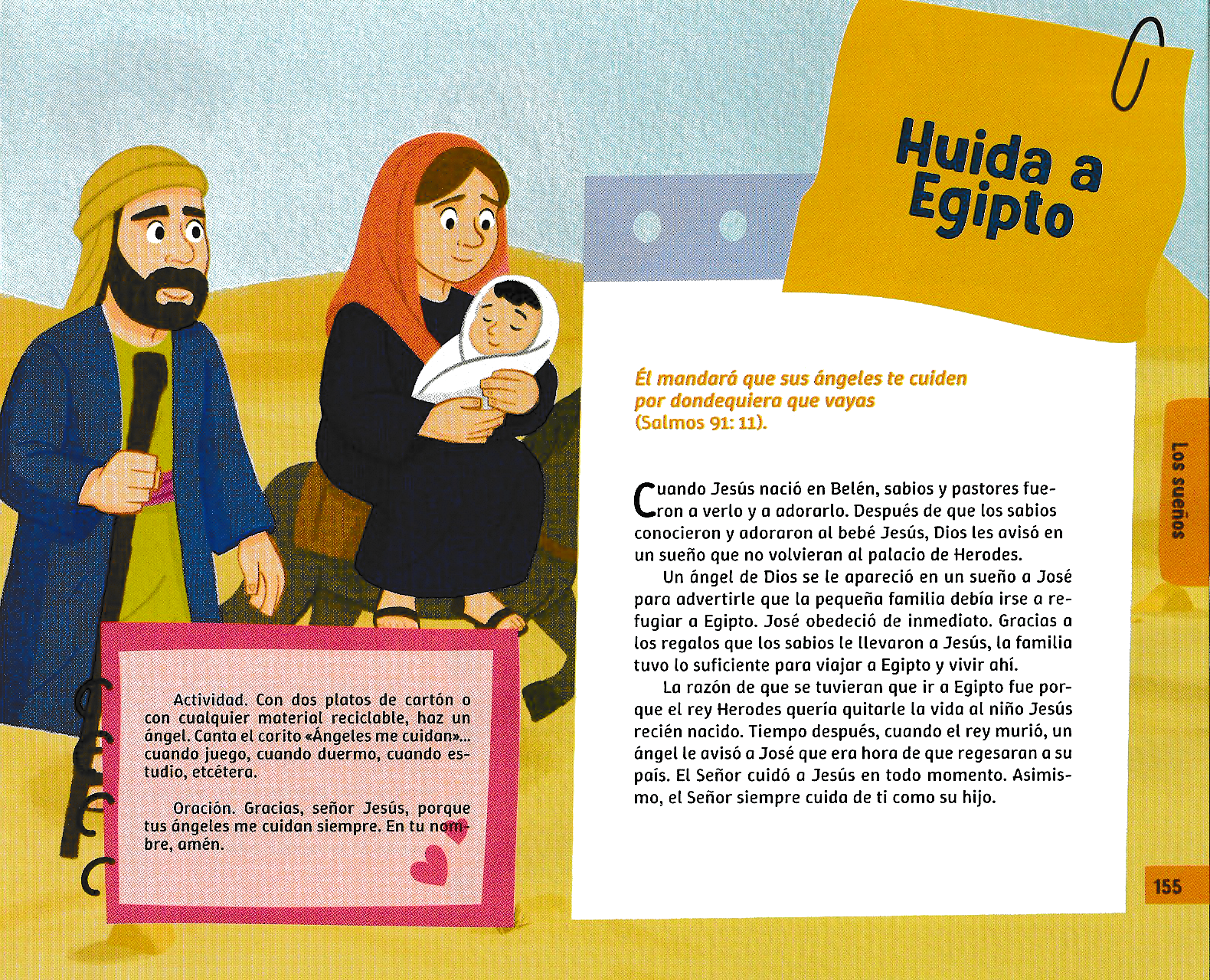 Página ilustrada del devocional