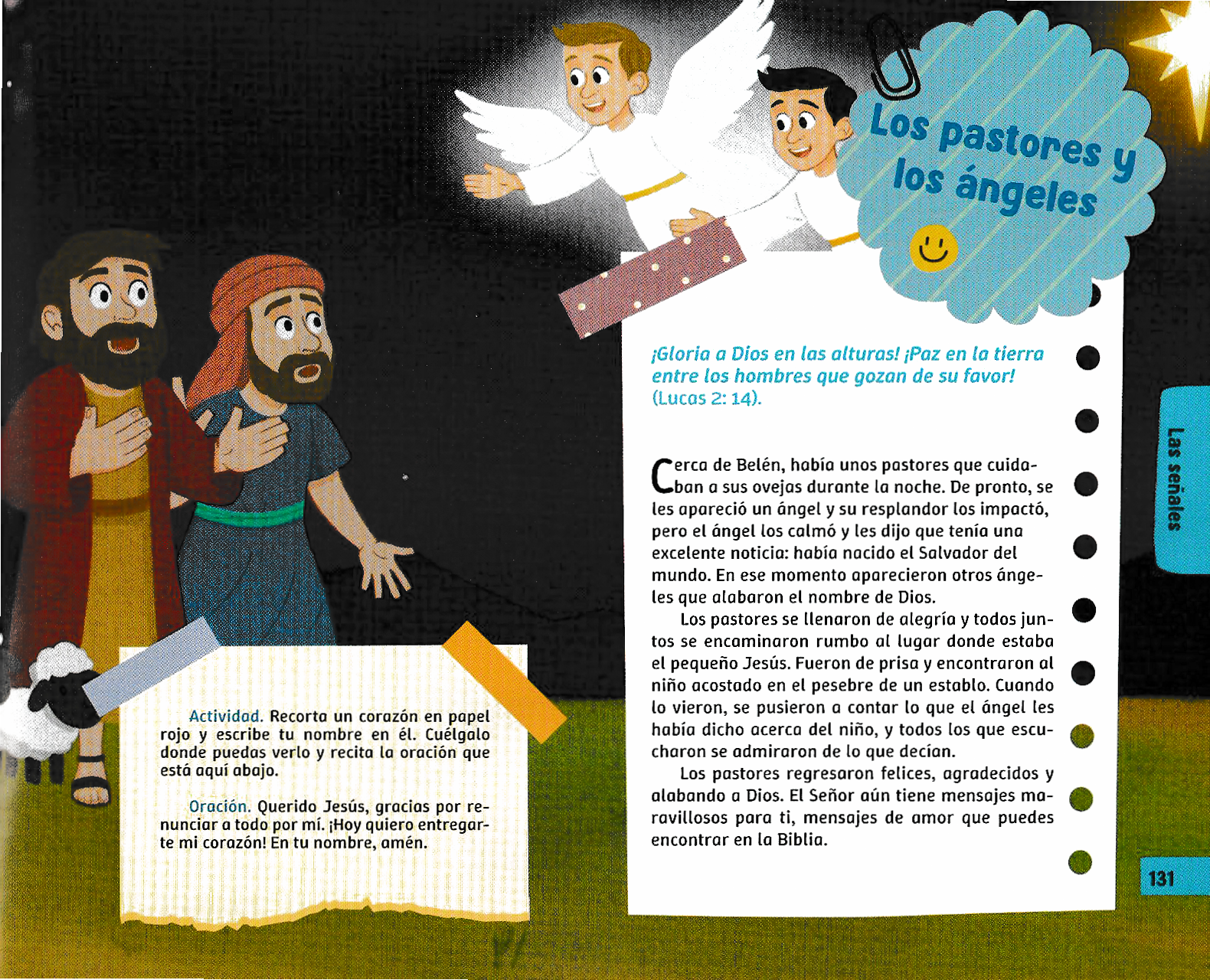 Página ilustrada del devocional