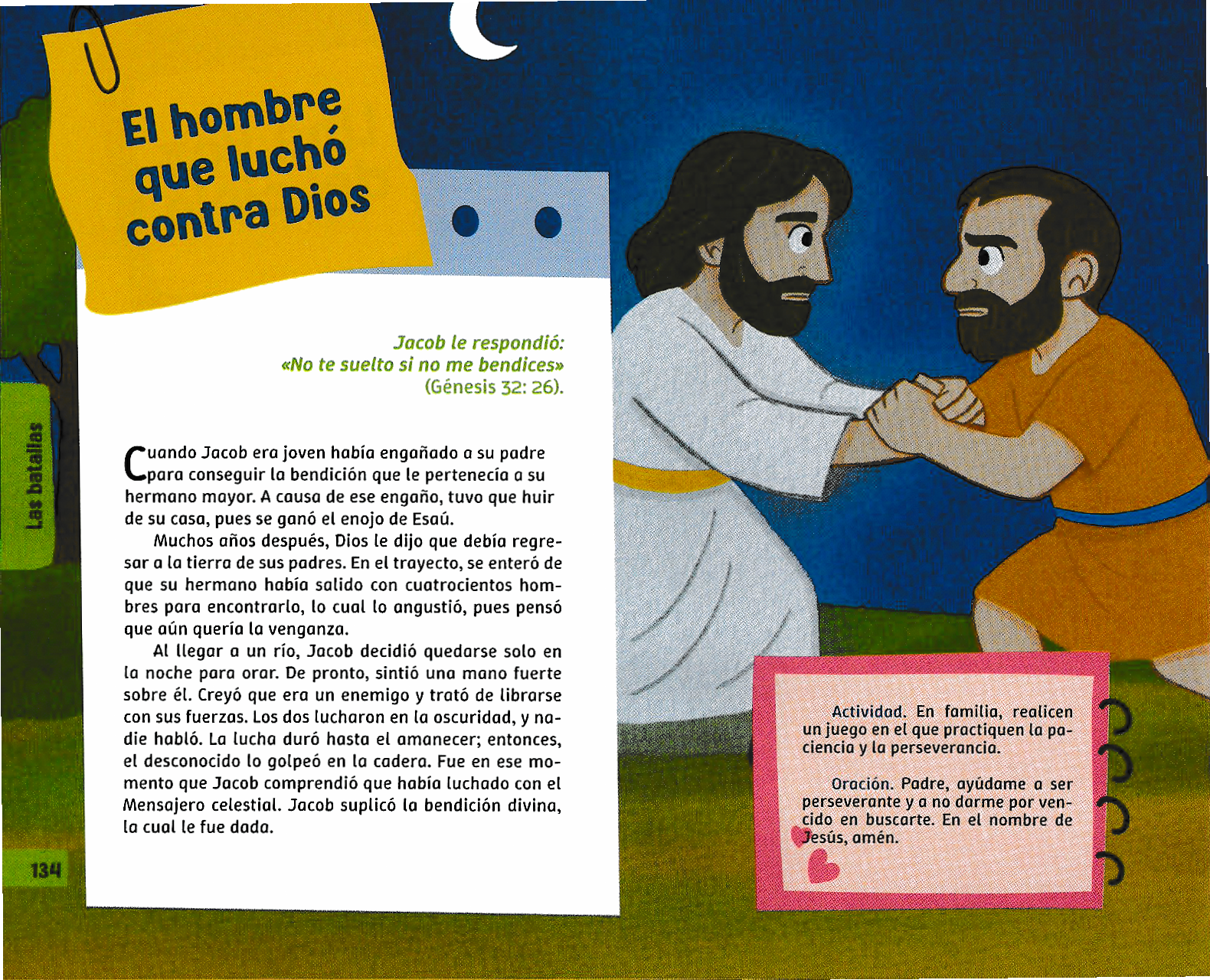 Página ilustrada del devocional