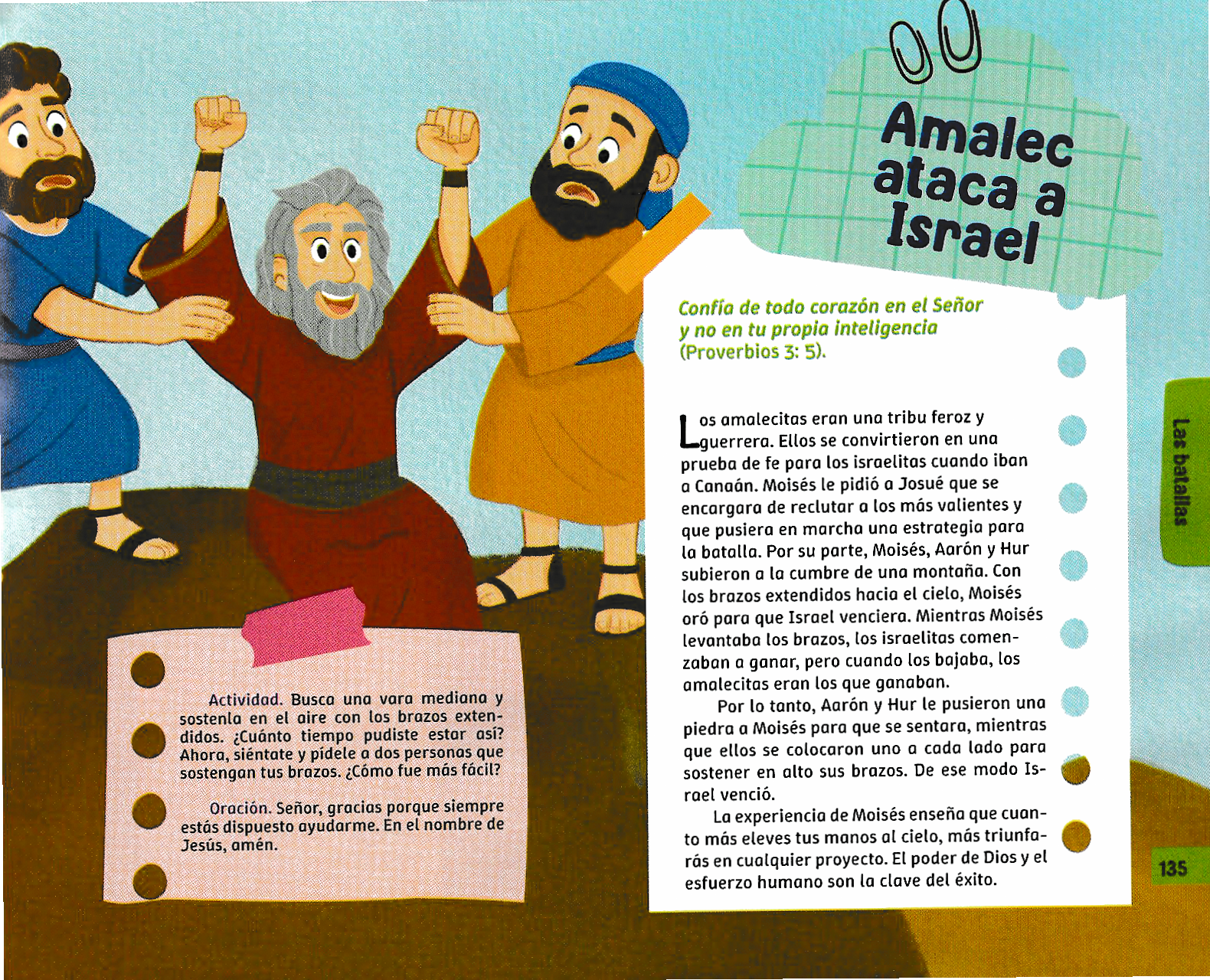 Página ilustrada del devocional